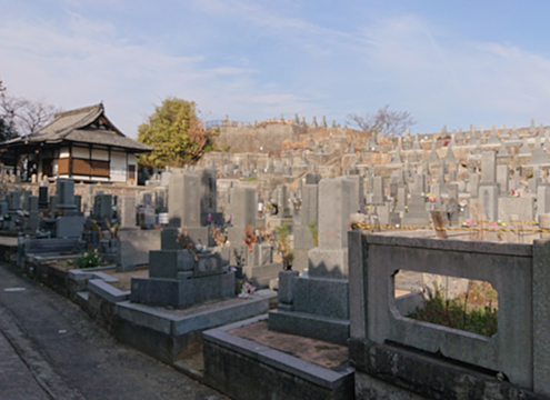 仁保本浦観音寺墓地