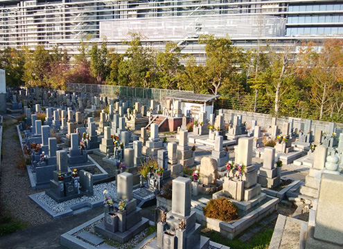 摂津市 一津屋西墓地
