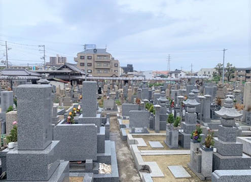 堺市北区 阿坂墓地