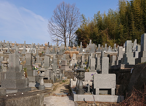 仁保本浦観音寺墓地